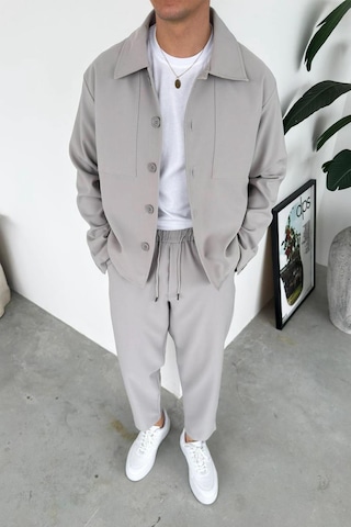 Taş Patch Detaylı Relaxed Fit Boxy Ceket Taş