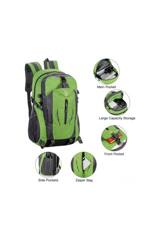 Willowhaven 40l Su Gezginler İçin Ergonomik Sırt Çantası - Dayanıklı Ve Su Geçirmez Yeşil Yeşil