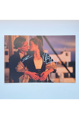 Leonardo Dicaprio & Kate Wins Titanic 20x30 Cm El İmzalı Fotoğraf