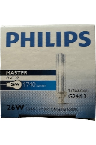 Philips 26w 865 2 Pinli Plc Beyaz 6500k