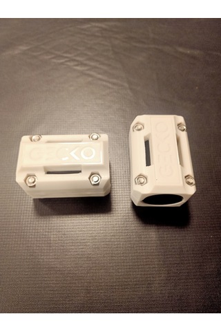 Motosiklet Koruma Demiri Takozu Gecko Universal Kare 65 Mm Beyaz Renk