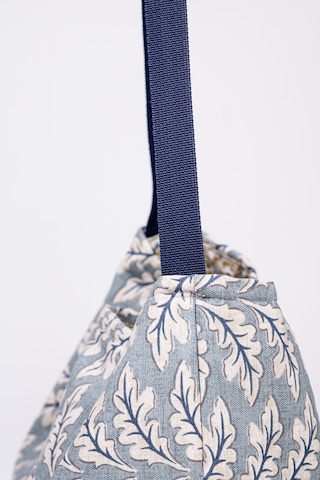 Fabric Craft Bag Omuz Çantası Desenli Pamuklu Gri Gri