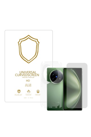 Microcase Vivo X Fold 5 İle Uyumlu Full Tpu Ön Arka Ve Yan 360 Nano Koruma- Ekm116