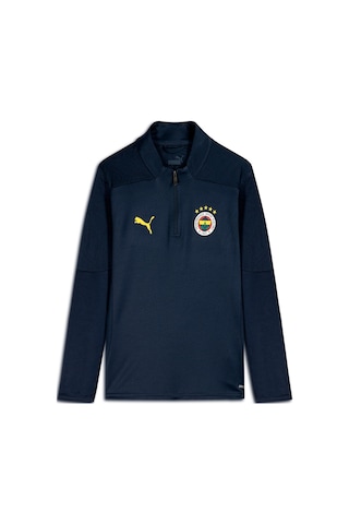 Puma 778125-12 Fsk Training 1/4 Zip Top Jr Fenerbahçe Çocuk Yarım Fermuarlı Üst Lacivert