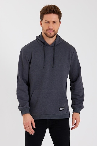 Mmetalic Kanguru Cepli Kapüşonlu İçi Pamuklu Erkek Sweatshirt 001