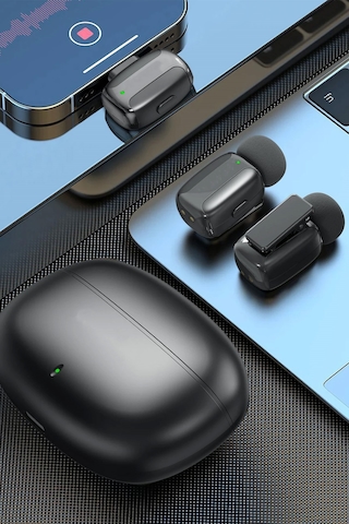 Plentiful Profesyonel Kablosuz Yaka Mikrofonu İphone 15/16 Uyumlu 2 Mikrofonlu Type-c 1072