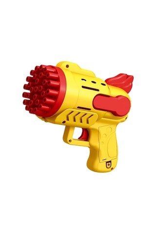 Led Light 29 Holes Bubbles Gun 29 Delikli Çoklu Köpük Atan Tabanca Sarı Köpük Tabancası Pilli Tabanca
