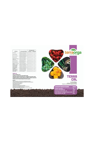 Terra Cal 1 Lt Sıvı Gübre Ec Fertilizer Kalsiyum Besin Çözeltisi 1 kg