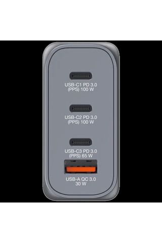 Verbatim 32202 - V Gnc-100 Gan Charger 100w 3-usb-c / 1-usb-a Çıkışa Sahiptir