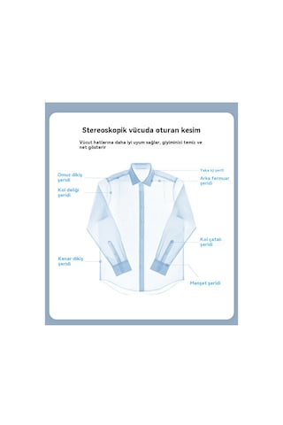 Erkekler İçin Gizli Düğmeli, Uzun Kollu, Tek Renkli, Esnek İş Kıyafeti Gömlek Açık Gri