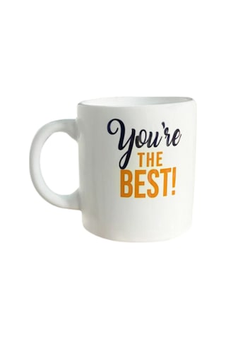 You're The Best Temalı Seramik Kupa Beyaz