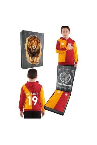Galatasaray İsme Özel Metin Oktay Çocuk Sweat Kutulu 001