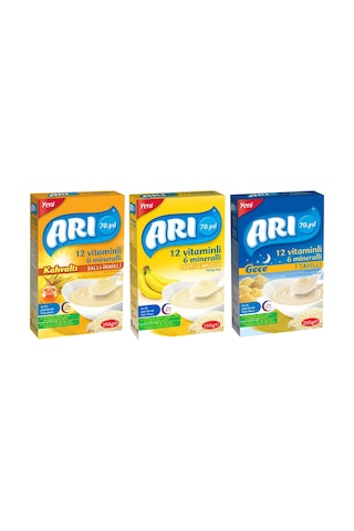 Arı Mama Pirinç Unu 250 Gr 3 Lü Karma Paket