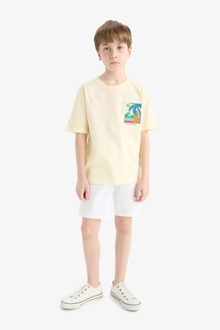 DeFacto Erkek Çocuk Bisiklet Yaka Baskılı Kısa Kollu Tişört E4162A825SMYL514