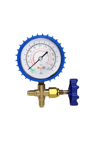 Suofeng Çift Değerli Klima Ve Soğutma Sistemi Basınç Ölçer, R22 R134 R404 Gazları İçin Ayarlanabilir Bakım Aracı