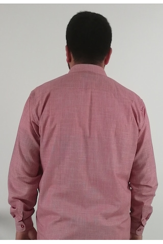 Tousus Regular Fit Pitikareli Vual Erkek Gömlek Kls-4012-tss Kırmızı