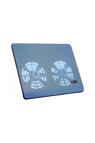 Besthome1 17 İnç Altı Notebook Soğutucu, 2 Fanlı, Çift Usb, Mavi, Abs+demir Ağı Malzeme