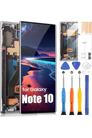 Samsung Uyumlu Galaxy Note 10 N970 Oled Lcd Ekran Dokunmatik Siyah