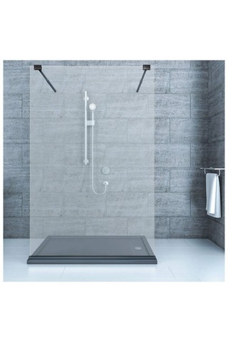 Duşakabin Sabit Cam Teleskopik Gergi Aparatları Siyah 60cm - 120 Cm Siyah