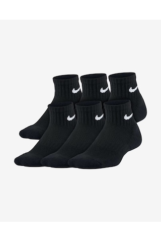 Nike Sx6912-010 Everyday Destekli Bilek Çocuk Çorapları 6 Çift Sıyah