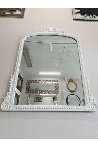 Ayna Denizi Lady White Model Beyaz Renk Dekoratif Ayna