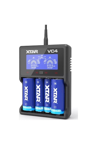 Vc4 Dörtlü Li-ion / Nı-cd / Nı-mh Pil Şarj Cihazı