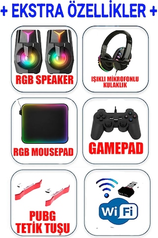 DMC N58X i5-3470 16 GB 1 TB HDD+256 GB SSD 4 GB R7 240 23.8" Masaüstü Oyuncu Bilgisayarı