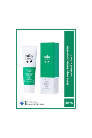 Mia Klinika Akneli Sivilceli ve Yağlı Ciltler İçin Bariyer Güçlendirici Nemlendirici Krem 50 ML