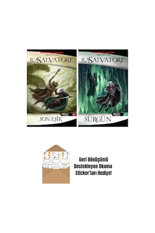 Son Eşik Drizzt Efsanesi 23. Kitap + Sürgün Drizzt Efsanesi 2. Kitap