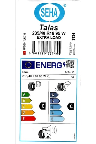 Seha 235/40 R18 95W XL ST24 Talas Yaz Lastiği 2024