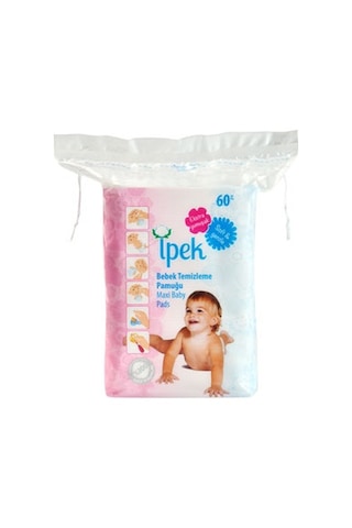 İpek Bebek Temizleme Pamuğu 720 Adet (12Pk*60)