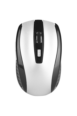 Ximistore9 Gümüş 6 Tuşlu Kablosuz Fare - Ergonomik Tasarım, 800-1600 Dpı Ayarlanabilir, 10m Alım Mesafesi, Optik Konumlandırma Pil Yok