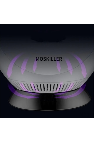 Pazly Usb Sinek Yakalama Lambası - Zehirsiz Uv Işık, Sessiz Taşınabilir, 8,86x6,30x4,57 Cm, Beyaz