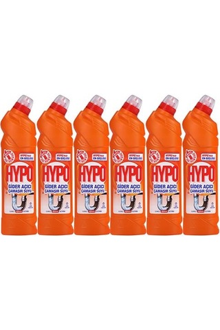 Hypo Gider Açıcı Çamaşır Suyu Çam Tazeliği 6 x 750 G