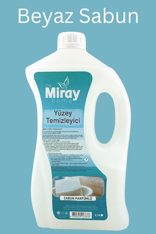Miray Home Yüzey Temizleyici Beyaz Sabun Kokulu 2500 ML