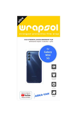 Samsung Galaxy Uyumlu M34 5g Arka Ve Yan Kaplama Koruyucu Film