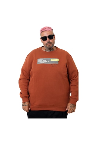 Mode Xl Erkek Sweat Bisiklet Mo...d.e.x Days U25801 Camel
