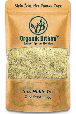 Organik Bitkim Toz Sarı Halile Toz 500 G