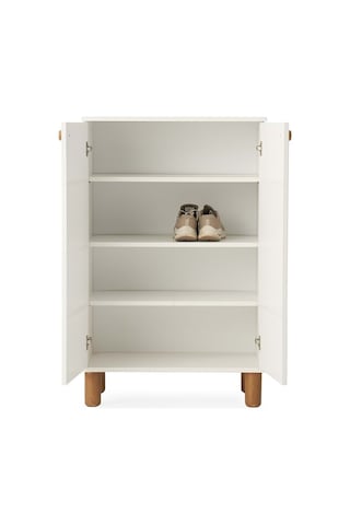 Mobilgen Beyaz Bohem Ayakkabılık Beyaz