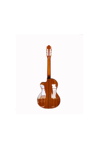 Picaldi Acg21ce Elektro Klasik Gitar 4/4 Cutaway Kesik Kasa İle Üst Perdelere Kolay Erişim Dahili Preamp İle Sahne Bağlantısı İçin Hazır