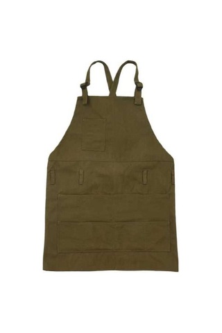 Ulzyvf Yetişkinler Yeşili Tuval Sanatçı Ordu Önlükleri Önlük Kadınlar İçin Erkekler Bahçe Ek Ordu Yeşili