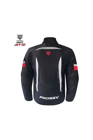 Prosev Jkt01 - 4 Mevsim Mont Kırmızı/siyah