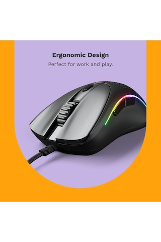 Glorious Oyun - Model D 2: Kablolu Ergonomik Fare, Superlight 58g 79399069