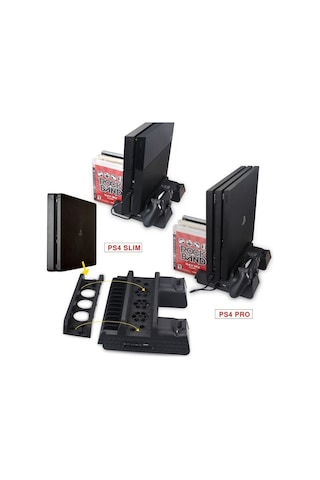 Dobe Playstation PS4 Pro-PS4 Slim Çoklu Ultra Güçlü Soğutucu Fan