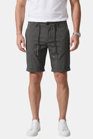 Deep Sea Deepsea Füme Slim Fit Likralı Çizgi Dokulu Beli Lastikli İpli Erkek Şort Kapri 2601743