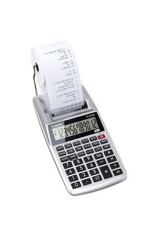 Canon P1-dtsc Ll 12 Hane Şeritli Hesap Makinesi Beyaz
