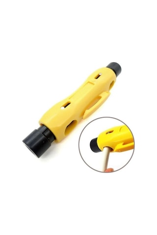 Kablo Soyucu Sıyırıcı Koaksiyel Rg11 - Rg6 - Rg56 Universal Coaxial Kalem Tipi Kablo Soyucu