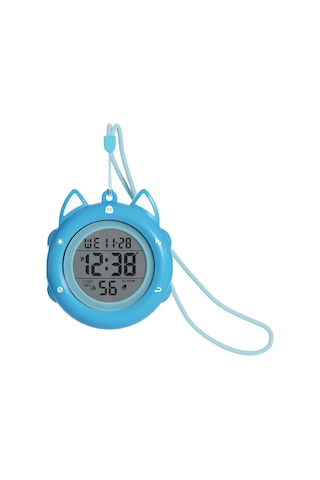 Spovan K01 Kadın Çocuk Led Aydınlık Su Geçirmez Elektronik Spor İzle Mavi Cep İzle Çok Renkli