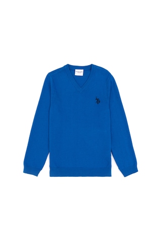 U.s. Polo Assn. Erkek Çocuk Kobalt Kazak /triko 50294200-vr077 Kobalt Mavi