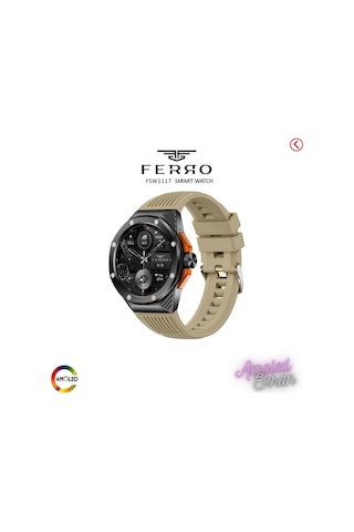 Ferro Fsw1117d-gk Amoled Ekran Akıllı Kol Saati